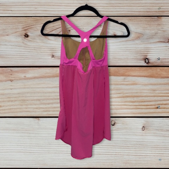 Lululemon tank top neon pink long style - Picture 4 of 5